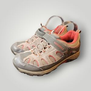Merrell kids chameleon low boys 4.5 M brown orange Hiking Outdoors Shoes